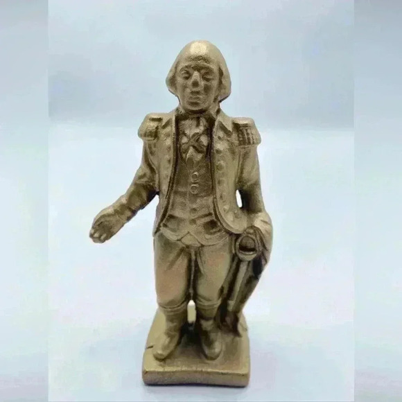 Vintage Hubley Bank George Washington Copper Bronze 6.5 inches - Picture 1 of 6